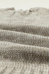 V Neck Drop Shoulder Knitted Sweater